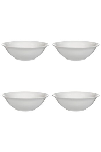 Vervo.ro pentru minți curioase Soup bowl set, 4 pieces, 650 ml, Porcelain, White