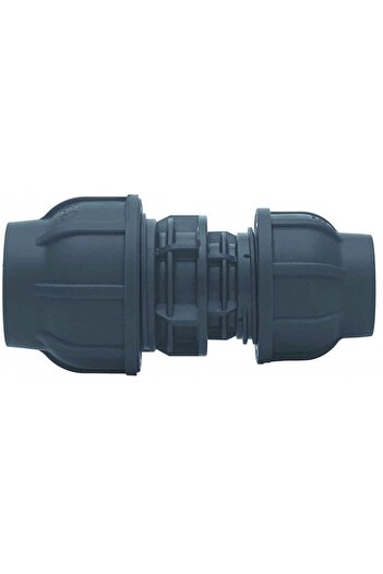 Other PP compression fitting 63x40 PN16 for PE pipes, black