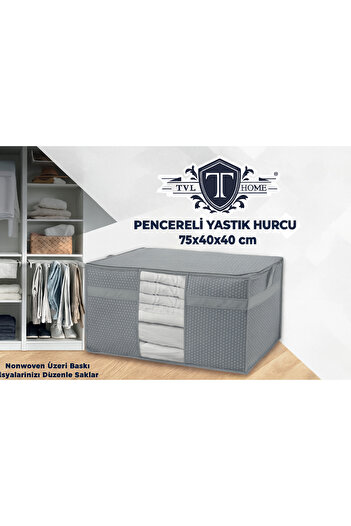 Tvl Home Window Pillow Storage Box Under-Bed Organizer