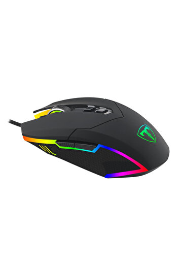T-DAGGER Lieutenant gaming mouse, 8000 DPI, 8 buttons, RGB lighting, Black