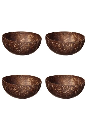 Vervo.ro pentru minți curioase Set of 4 coconut fiber bowls 14 cm - Colors
