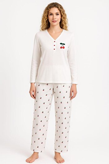 Pemilo Women's 70803 Camisole Pajama Set White