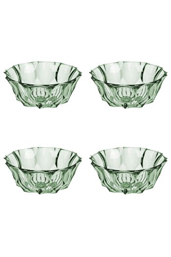 Vervo.ro pentru minți curioase Bowl set, 4 pieces, 290 ml, Plastic, Green