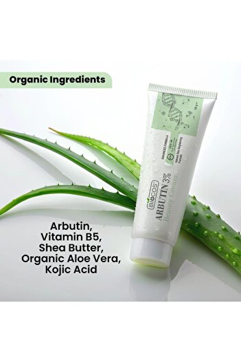 BIOCOS rbutin 3% for Dark Spots & Sun Tanning Face Cream (Pack of 2) with Glycolic & Kojic Acid for Blemish