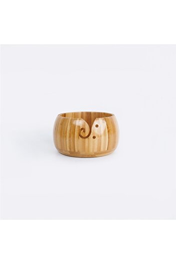 Other WOODEN BOWL FOR WOOL YARN FOR CROCHETTING, DECORATIVE, LIGHT, 15x8 CM