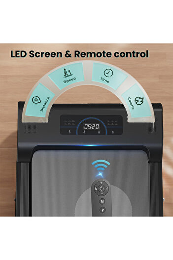 Rovyfota Large Walking Pad Treadmills Ultra Slim Electric Treadmill Smart Walking Pad Treadmill Machine