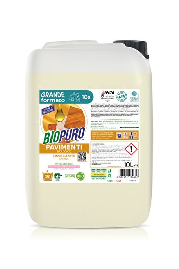 Biopuro New Hypoallergenic Floor Detergent 10 l