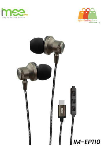 iMee PLUS IM-EP110 Type-C Wired Earphones with Mic, Hi-Fi Stereo Sound, Volume & Call Control