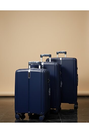 Generic 3-Piece Hardside Lightweight PP Luggage Set with 360° Spinner Wheels
