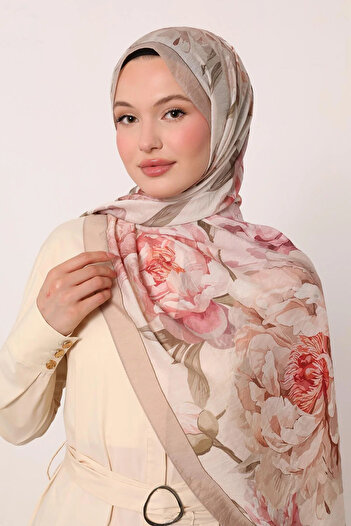 LuvenSara Flower Garden Pattern Special Design Summer Shawl