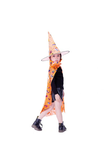 OEM 2-piece Halloween costume set, Cape and hat, MAS-205