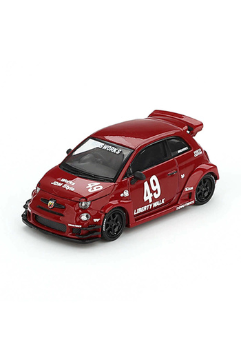 mini gt 1/64 Lb-Works X Abas Works Abarth 595 Red - Blister Pack Mgt00963-Bl