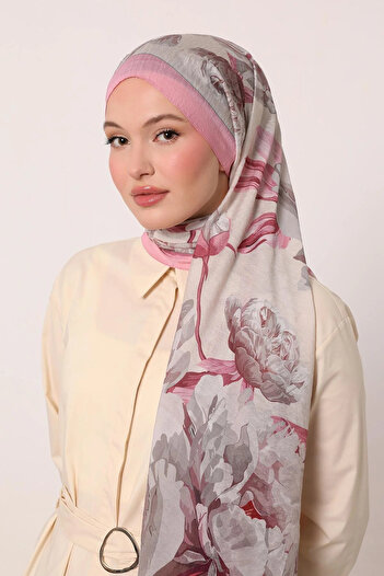 LuvenSara Flower Garden Pattern Special Design Summer Shawl