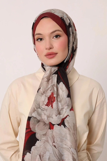 LuvenSara Flower Garden Pattern Special Design Summer Shawl
