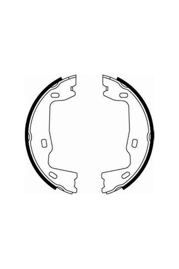 TRW Handbrake brake shoe set SAAB 9-3 (YS3D) 1998-2002