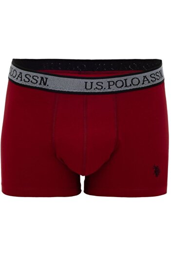 U.S. Polo Assn. Men's 3-Pack Black Burgundy Anthracite Boxer