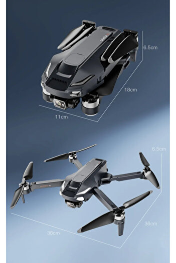 iKlassQeer SJY-X11 4K GPS Drone with 3-axis gimbal, touchscreen and 360° obstacle avoidance