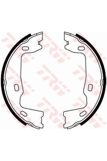 TRW Handbrake brake shoe set SAAB 9-3 (YS3D) 1998-2002