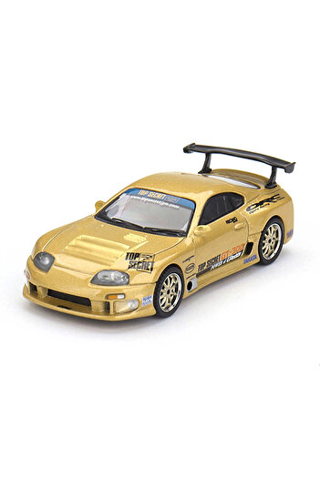 mini gt 1/64 Toyota Supra (A80) Top Secret Gt-300 Top Secret Gold - Blister Pack Mgt00961-Bl