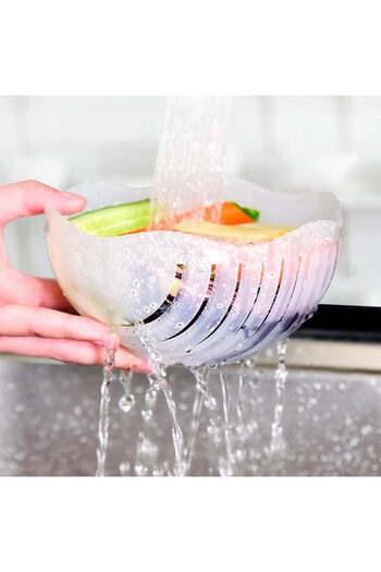 vivimall Multifunctional salad bowl | FreshCut