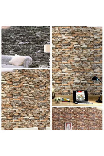 vivimall Set 10 Wall Stickers, Self-adhesive, 70 X 77 Cm, 3.5 Mm Thick, 5.3 Sqm Covered Surface, Made Of Pvc,