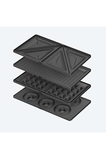 Koolen Coolen Sandwich Maker 4*1, 800W, Black