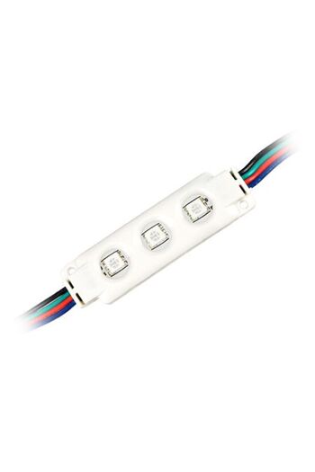 KlaussTech Module 3 Rgb LEDs 0.72w Waterproof 5050