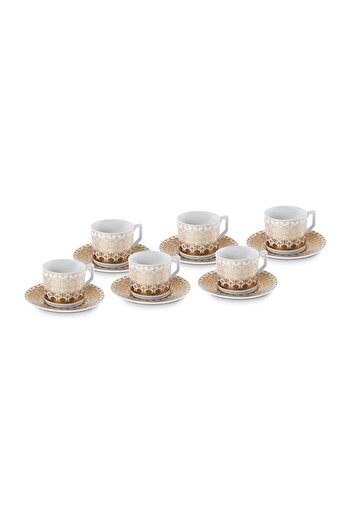 Karaca Aslı 6 Kişilik Kahve Fincan Takımı 100 ml