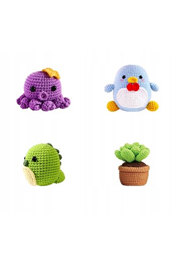 Other Complete DIY Crochet Kit for Kids Dinosaur