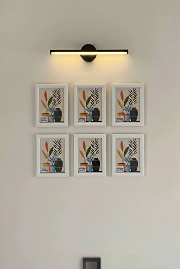 Wooden Factory 6 Pieces White Frame Set – 15X21 (A5) Wall Decor and Standing Photo Frame