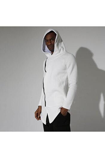 Superbluemexico Unisex Ecru Zippered Poncho