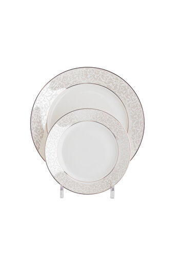 BASURRAH 18-Piece Porcelain Dinner Set - 6 Persons