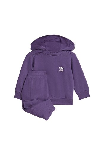 adidas Baby Purple Tracksuit Hoodie Set Jy4867