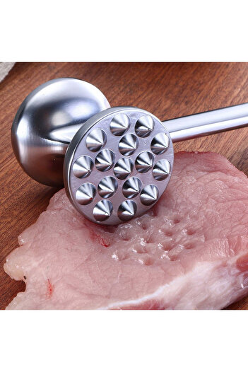 vivimall Kitchen hammer for meat, double head, ergonomic handle | KitchenStrike