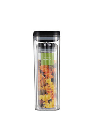 vivimall Set 2 food boxes 1.9 L & 3.7 L, Black lid | KitchenSmart