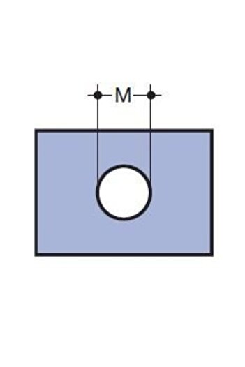 Other Rail clamp 30x30 30x45 steel for M10 rod C-shaped QS Quick Stream