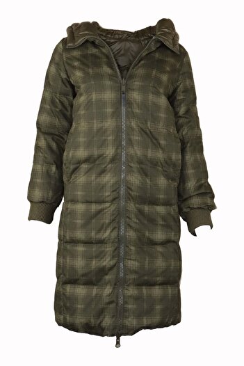 ONLY Double Down Green Jacket - XS, Green, nylon | cotton | polyester | duck down