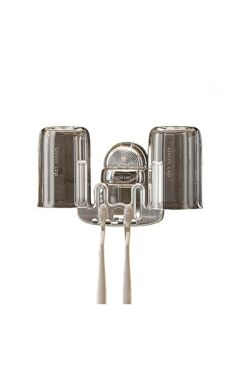 vivimall Double Cup & Brush Holder | ToothMate