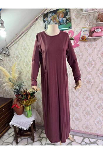 SENTEX Long Sleeve Winter Women Dress with Pockets