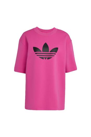 adidas Women's Pink T-Shirt Spacer Trf Tee Jv7224