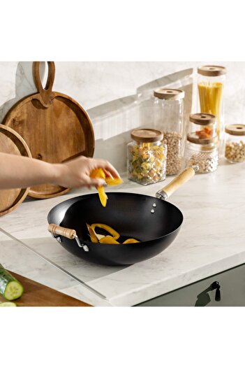 Other Wok | SYDNEY | with wooden handle | 32 cm | 850375