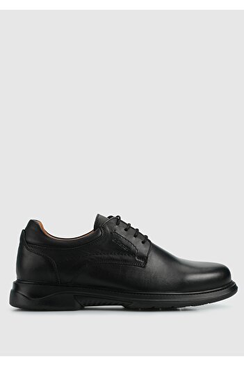 Dr.Flexer Black Leather Men's Shoes