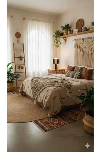 poplinhome Black Ecru Modern Design Macrame Rope Lampshade Decorative Lamp Lampshade Table Lamp Glop Glass Lampshade