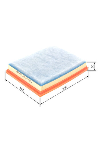 Bosch Air filter PEUGEOT 5008 II (MC_ MJ_ MR_ M4_) 2018-2023