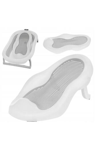 Primabobo Foldable baby bath support with inner silicone hammock Etan gray