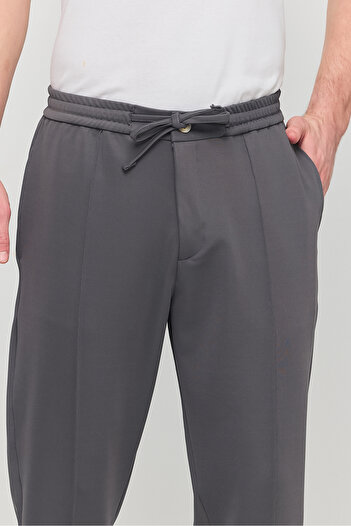 YXC Trend Maker Men's Slim Fit Elastic Waist Drawstring Zipper Lycra Comfortable Jogger Men's Pants