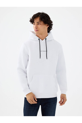 Loft Regular Fit White Men's Sweatshirt Lf2034269
