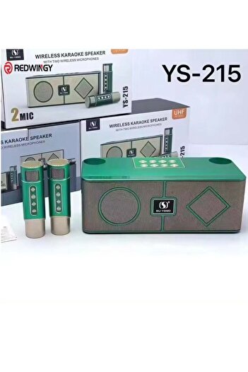YS Karaoke Sound System Portable Karaoke Outdoor Rock Speakers Ys-215 Green