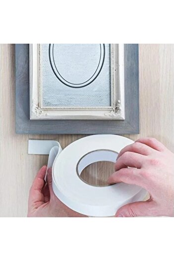 Limmy Double Sided Tape Foam Tape 18 mm X 4.5 m Frame Table Carpet Adhesive Tape - 1 Piece