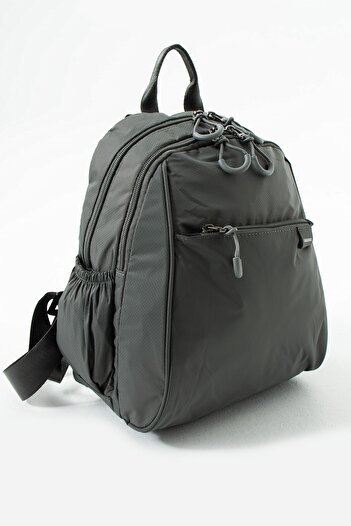 Paul Brand Soft Textured Waterproof Parachute Fabric 4 Compartment Women's School Daily Backpack with Laptop Compartment